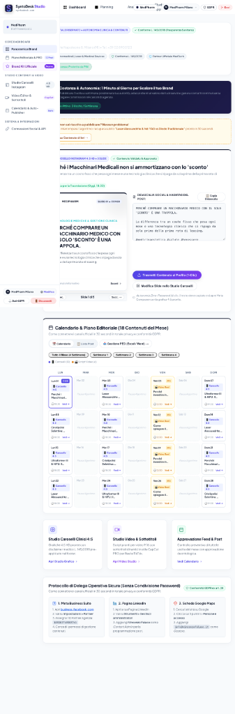 Dashboard Ufficiale SyntoDesk Studio